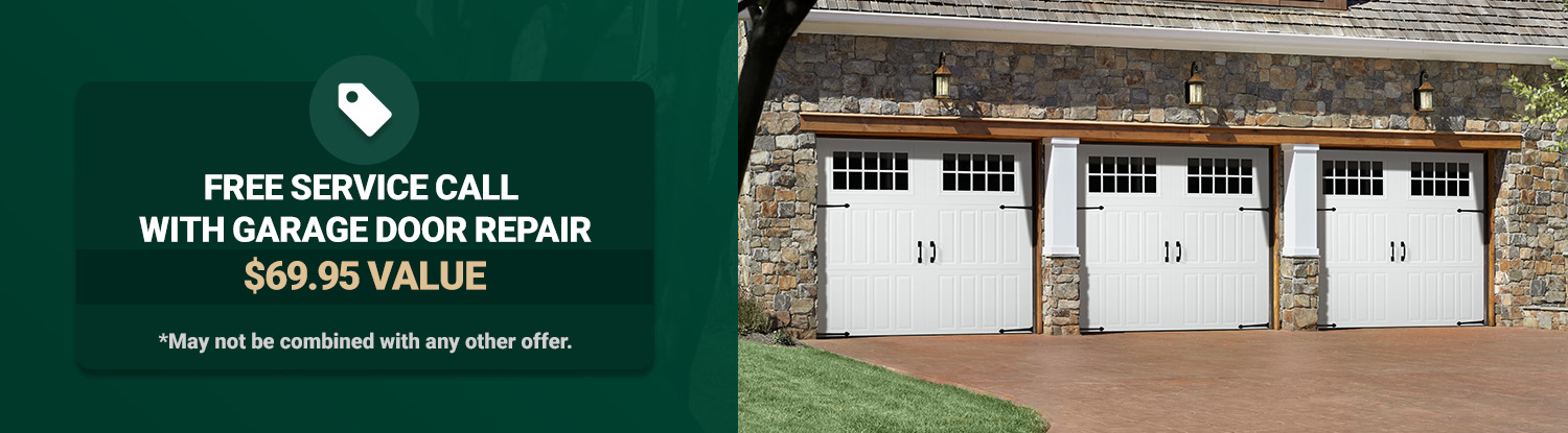 Free Service Call with Garage Door Repair