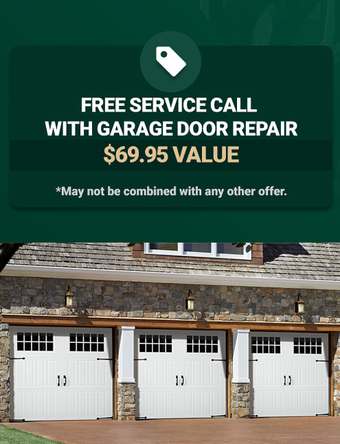 Free Service Call with Garage Door Repair